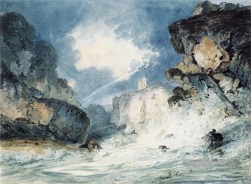 Thomas Girtin œuvres - Dunn aquarelle peintre paysages Thomas Girtin